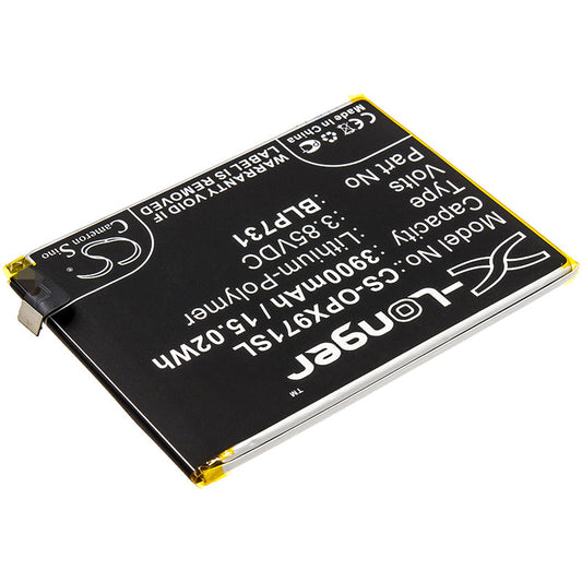 Replacement Battery for OPPO  Realme 5 Pro – Mobile, SmartPhone – 3900mAh / 15.02Wh / 3.85V