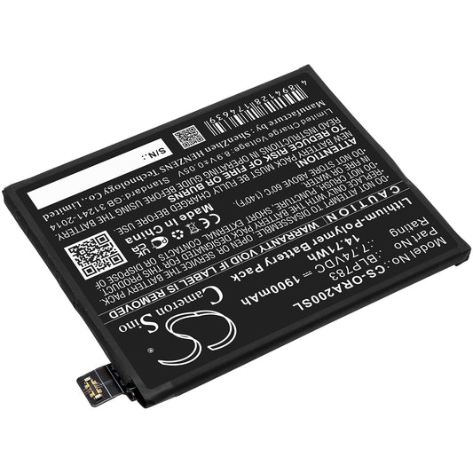 Replacement Battery for OPPO  Ace2 2020 – Mobile, SmartPhone – 1900mAh / 14.71Wh / 7.74V