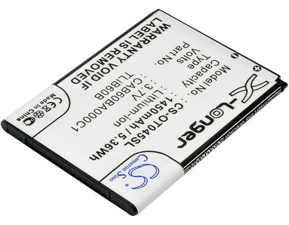 Replacement Battery for Alcatel  ADR3045 – Mobile, SmartPhone – 1450mAh / 5.36Wh / 3.7V