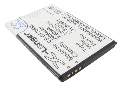 Replacement Battery for Vodafone  Smart turbo 7 – Mobile, SmartPhone – 2000mAh / 7.60Wh / 3.8V