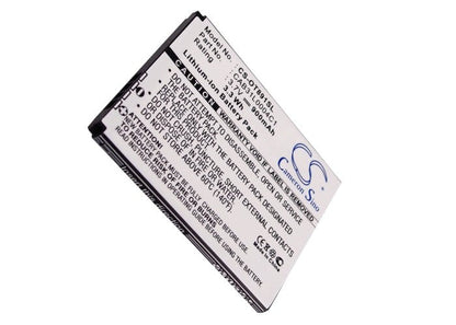 Replacement Battery for TCL  A860 – Mobile, SmartPhone – 900mAh / 3.33Wh / 3.7V