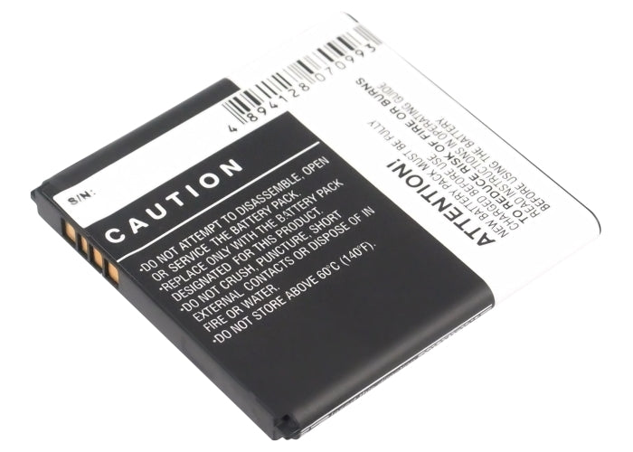 Replacement Battery for TCL  A980 – Mobile, SmartPhone – 1650mAh / 6.11Wh / 3.7V