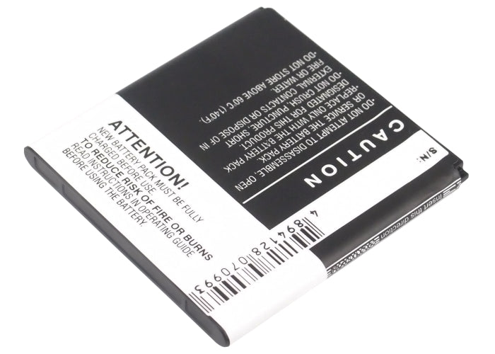 Replacement Battery for TCL  A980 – Mobile, SmartPhone – 1650mAh / 6.11Wh / 3.7V