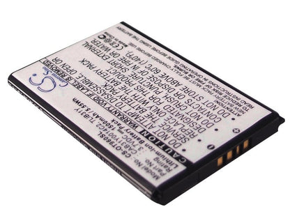 Replacement Battery for Alcatel  AUTHORITY – Mobile, SmartPhone – 1500mAh/5.55Wh / 3.7V