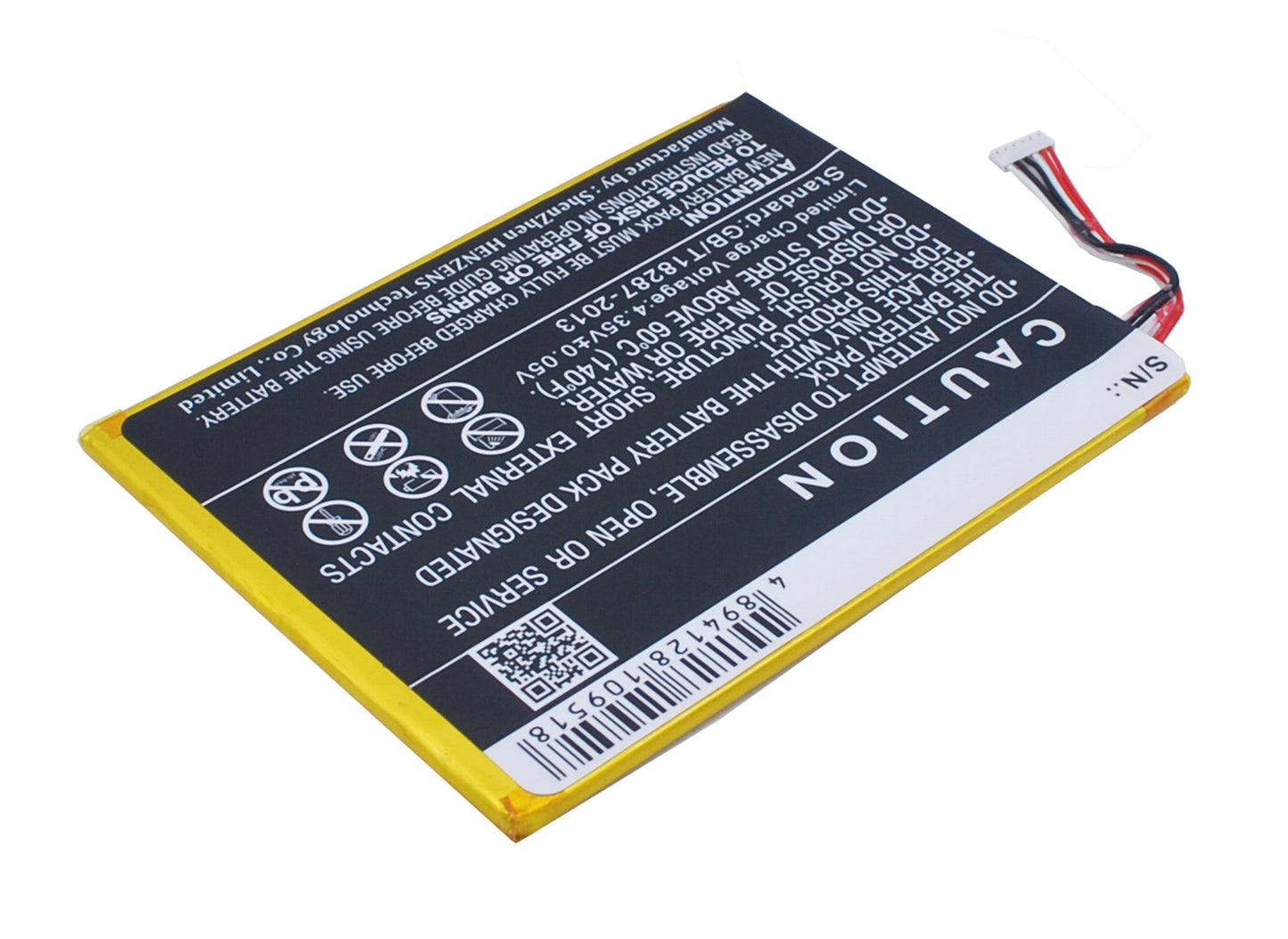 Replacement Battery for Alcatel  One Touch Pixi 7 – Mobile, SmartPhone – 2800mAh / 10.64Wh / 3.8V