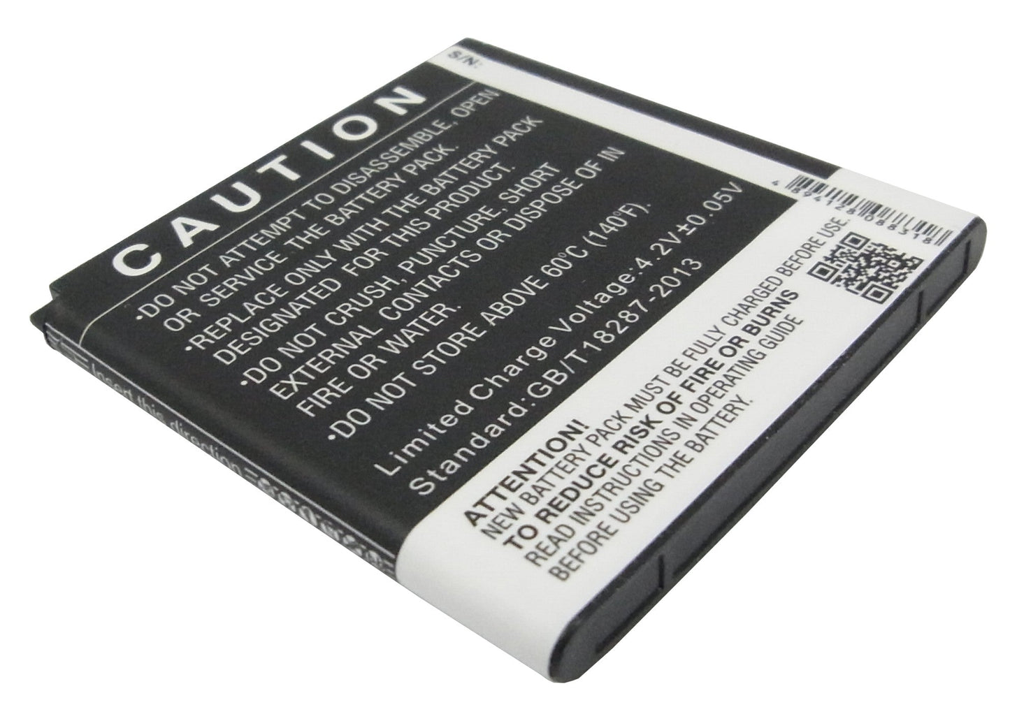 Replacement Battery for Alcatel  One Touch 975 – Mobile, SmartPhone – 1650mAh / 6.11Wh / 3.7V