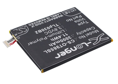 Replacement Battery for Vodafone  OT-985N – Mobile, SmartPhone – 3000mAh / 11.40Wh / 3.8V