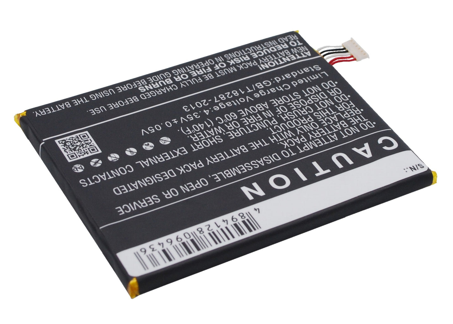Replacement Battery for Alcatel  One Touch Flash 2 – Mobile, SmartPhone – 3000mAh / 11.40Wh / 3.8V