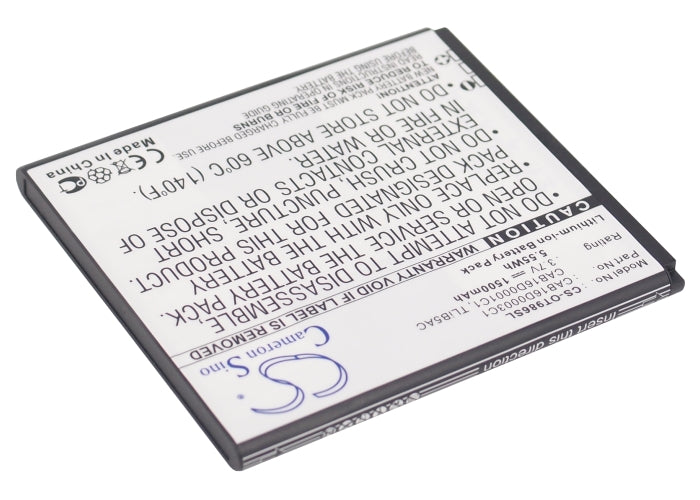 Replacement Battery for Alcatel  AK47 – Mobile, SmartPhone – 1500mAh/5.55Wh / 3.7V