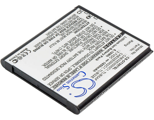 Replacement Battery for TCL  J160 – Mobile, SmartPhone – 1650mAh / 6.11Wh / 3.7V