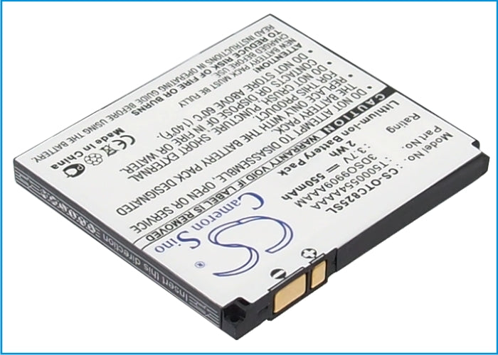 Replacement Battery for Alcatel  Elle No3 – Mobile, SmartPhone – 550mAh/2.0Wh / 3.7V