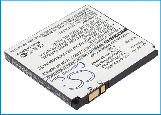 Replacement Battery for Alcatel  Elle No3 – Mobile, SmartPhone – 550mAh/2.0Wh / 3.7V