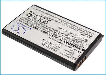 Replacement Battery for Alcatel  OT-I650 – Mobile, SmartPhone – 1050mAh/3.88Wh / 3.7V