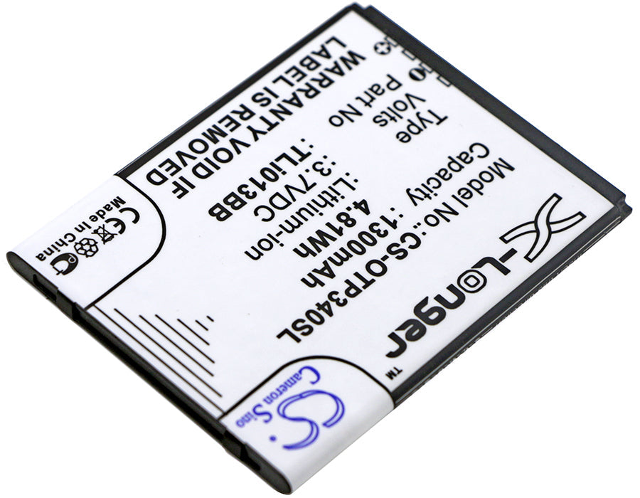 Replacement Battery for Orange  Klif – Mobile, SmartPhone – 1300mAh / 4.81Wh / 3.7V