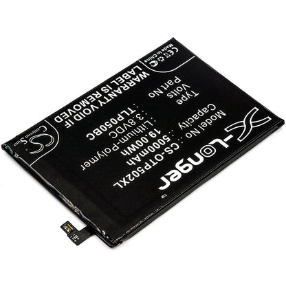 Replacement Battery for Alcatel  5023F – Mobile, SmartPhone – 5000mAh / 19.00Wh / 3.8V