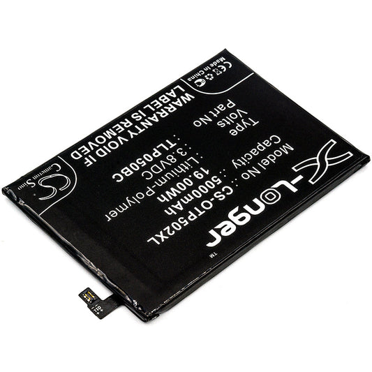 Replacement Battery for Alcatel  5023F – Mobile, SmartPhone – 5000mAh / 19.00Wh / 3.8V