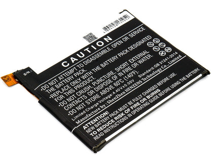 Replacement Battery for MetroPCS  5049Z – Mobile, SmartPhone – 3000mAh / 11.55Wh / 3.85V