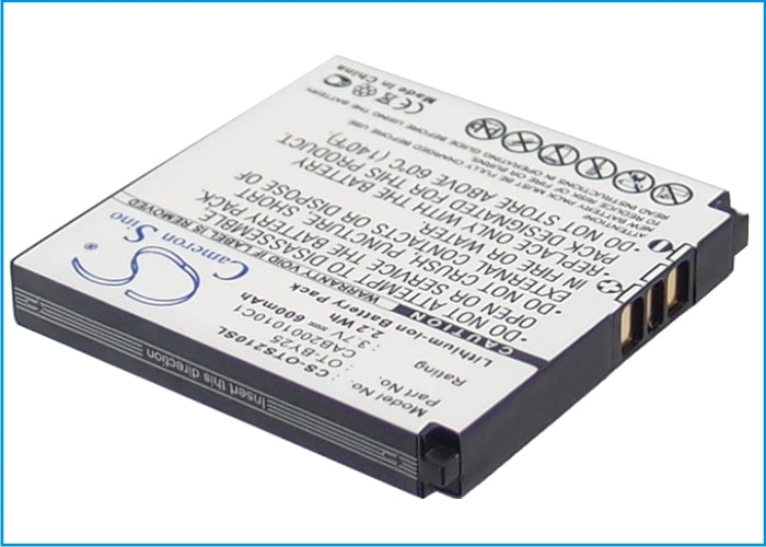 Replacement Battery for Alcatel  One Touch 111 – Mobile, SmartPhone – 600mAh/2.22Wh / 3.7V