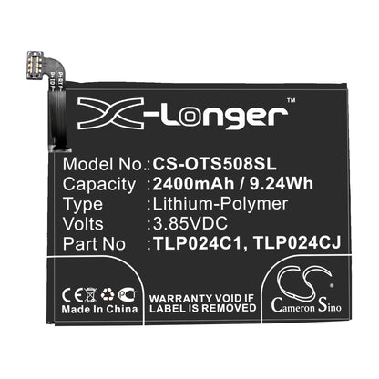 Replacement Battery for Vodafone  Smart N8 – Mobile, SmartPhone – 2400mAh / 9.24Wh / 3.85V