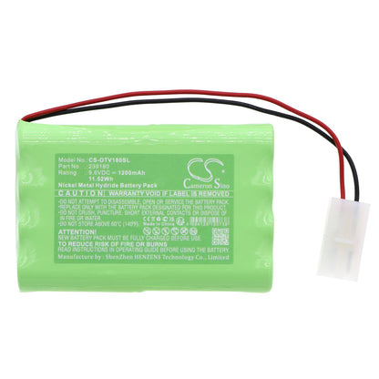 Replacement Battery for OTC  Cornwell Tech/Force – Diagnostic Scanner – 1200mAh / 11.52Wh / 9.6V
