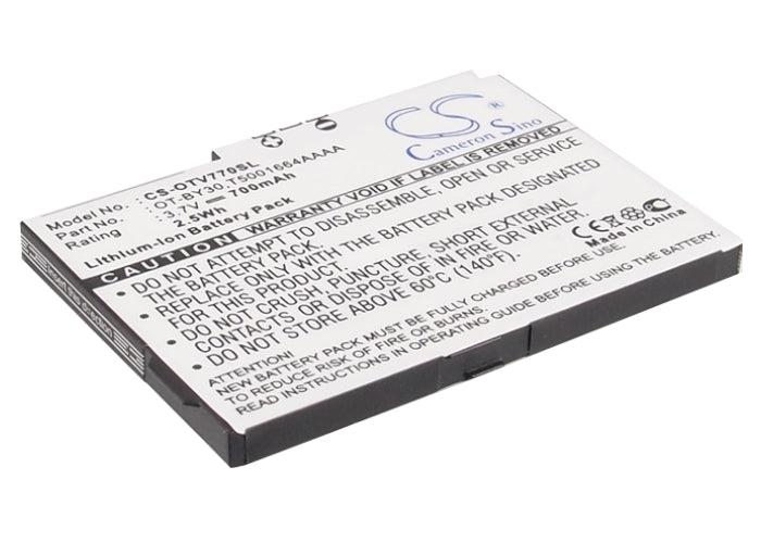 Replacement Battery for Alcatel  One Touch V770 – Mobile, SmartPhone – 700mAh/2.59Wh / 3.7V