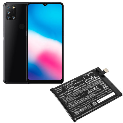 Replacement Battery for Alcatel  3X – Mobile, SmartPhone – 4300mAh / 16.56Wh / 3.85V