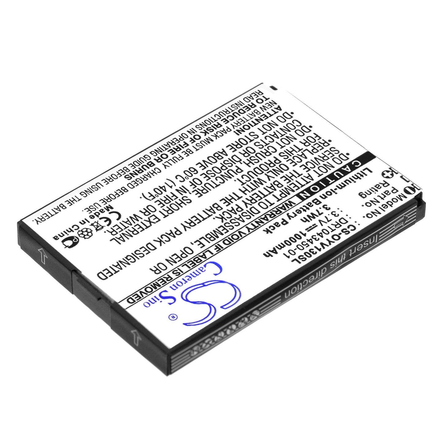 Replacement Battery for Olympia  Vox – Mobile, SmartPhone – 1000mAh / 3.70Wh / 3.7V