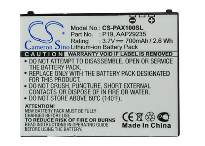 Replacement Battery for Panasonic  P-01A – Mobile, SmartPhone – 700mAh / 3.7V