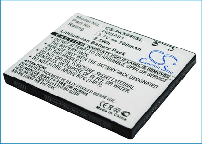 Replacement Battery for Panasonic  001P – Mobile, SmartPhone – 700mAh / 3.7V