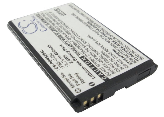 Replacement Battery for Audiovox  CDM-8964 – Mobile, SmartPhone – 650mAh/2.4Wh / 3.7V