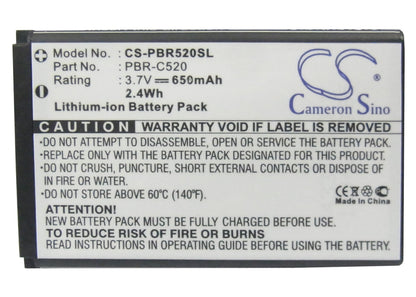 Replacement Battery for Audiovox  CDM-8964 – Mobile, SmartPhone – 650mAh/2.4Wh / 3.7V
