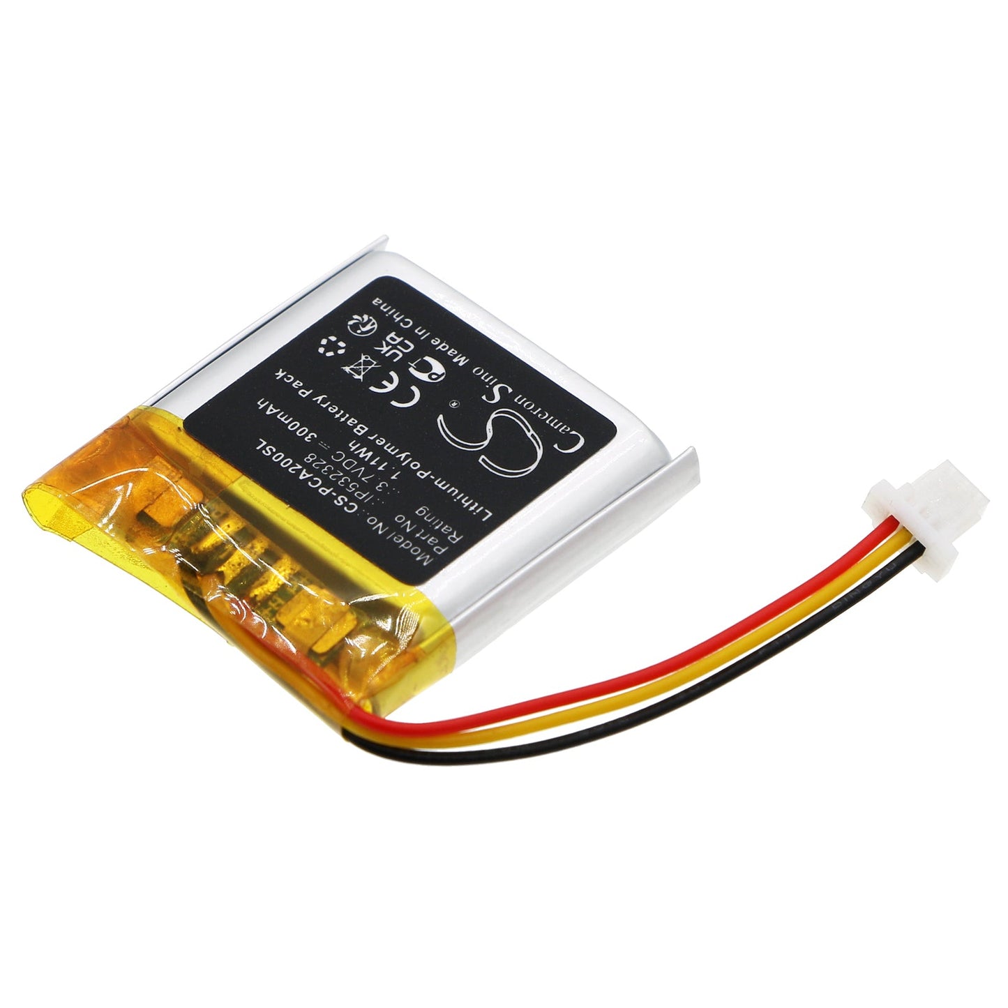 Replacement Battery for Phonak  2 Audio Streamer – Wireless Headset – 300mAh / 1.11Wh / 3.7V