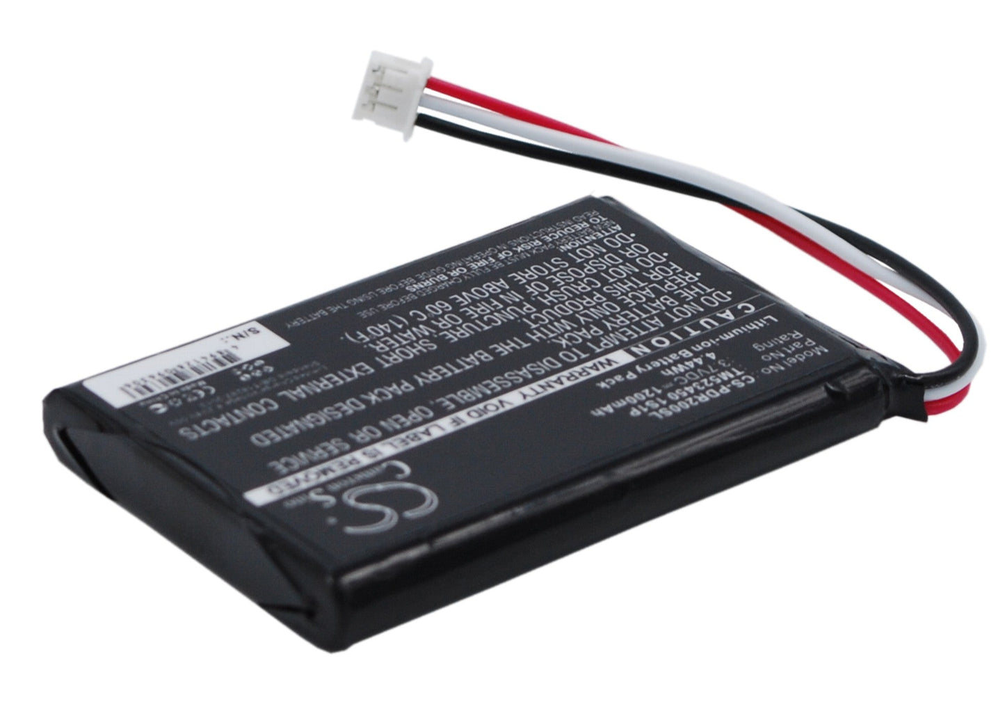 Replacement Battery for PHAROS  Drive GPS 200 – GPS, Navigator – 1200mAh / 4.44Wh / 3.7V