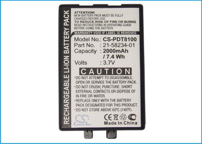 Replacement Battery for Symbol  PDT8100 – Barcode Scanner – 2000mAh / 3.7V