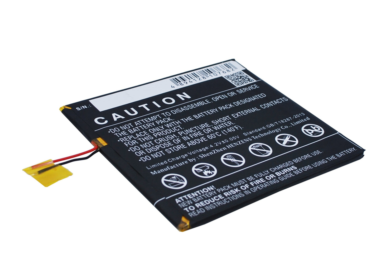 Replacement Battery for POSH  Equal – Mobile, SmartPhone – 2600mAh / 9.62Wh / 3.7V