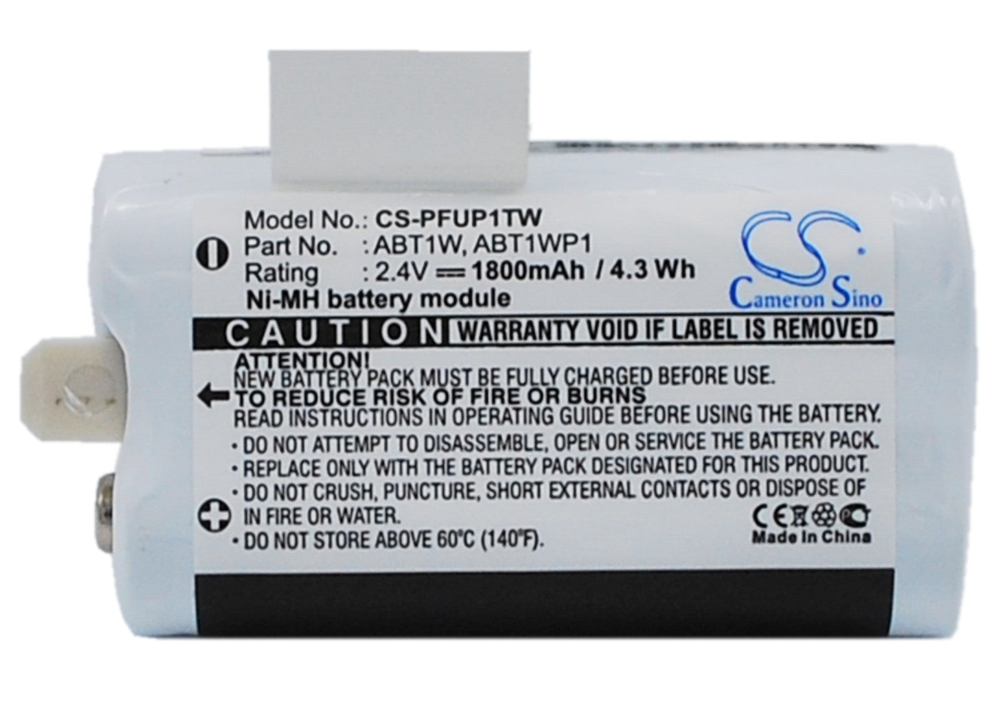 Replacement Battery for Pure  Digital Flip Ultra 2G – Camera – 1800mAh / 2.4V