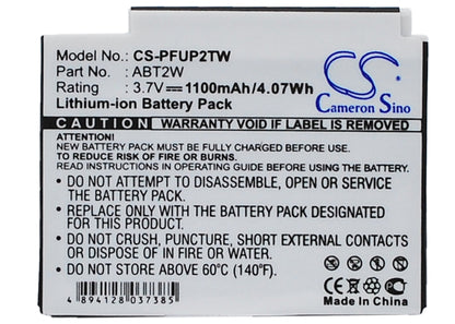 Replacement Battery for Pure  Flip 4GB | 1 hr – Camera – 1100mAh / 3.7V