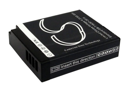 Replacement Battery for Panasonic  Lumix DMC-GM1 – Camera – 600mAh / 4.32Wh / 7.2V