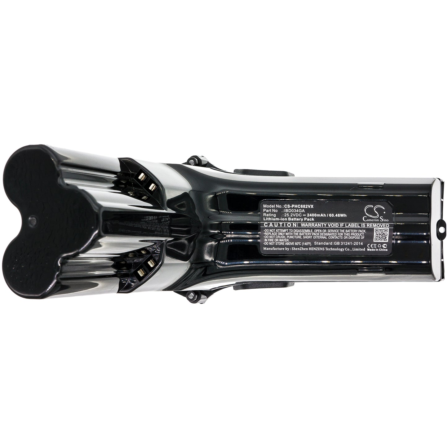 Replacement Battery for Philips FC6822, FC6822/01, FC6823, – 2400mAh / 60.48Wh