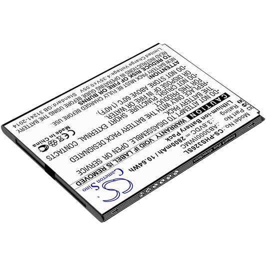 Replacement Battery for Philips  CTS326 – Mobile, SmartPhone – 2800mAh / 10.64Wh / 3.8V
