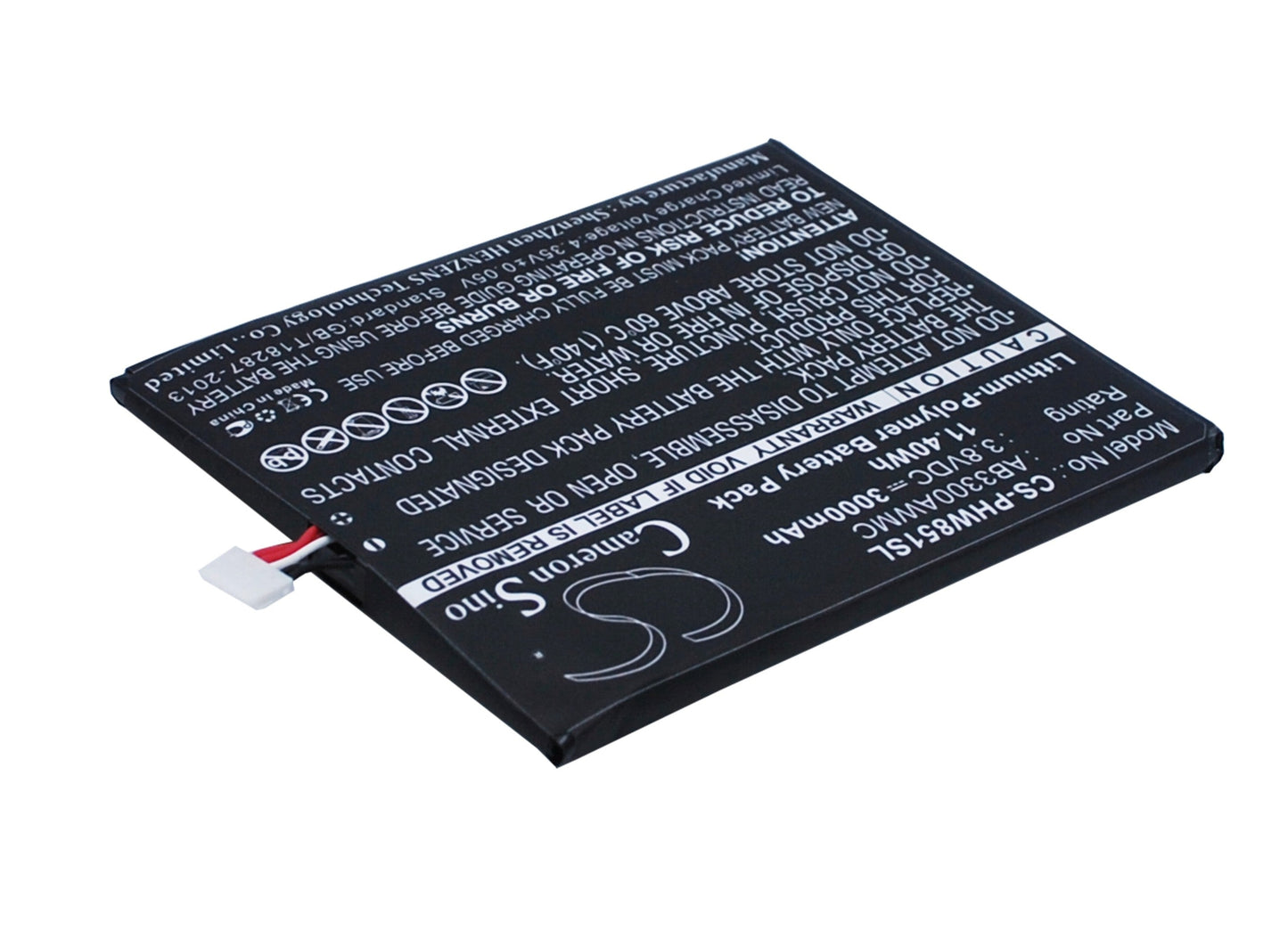 Replacement Battery for Philips  W8510 – Mobile, SmartPhone – 3000mAh / 11.40Wh / 3.8V