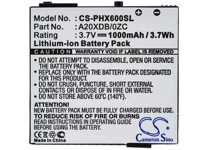 Replacement Battery for Philips  Xenium X600 – Mobile, SmartPhone – 1000mAh / 3.7V