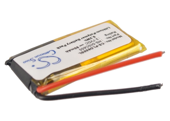 Replacement Battery for Plantronics  Discovery 610 – Wireless Headset – 80mAh / 0.30Wh / 3.7V