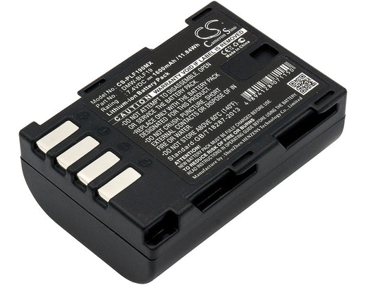Replacement Battery for Panasonic  Lumix DMC-GH3 – Camera – 1600mAh/11.84Wh / 7.4V
