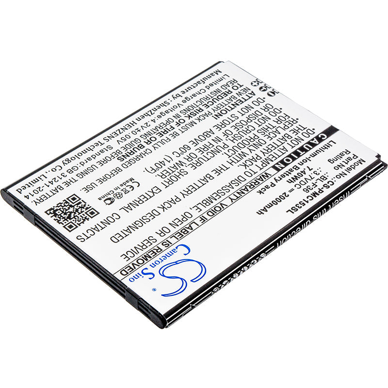 Replacement Battery for PHICOMM  C1530L – Mobile, SmartPhone – 2000mAh / 7.40Wh / 3.7V