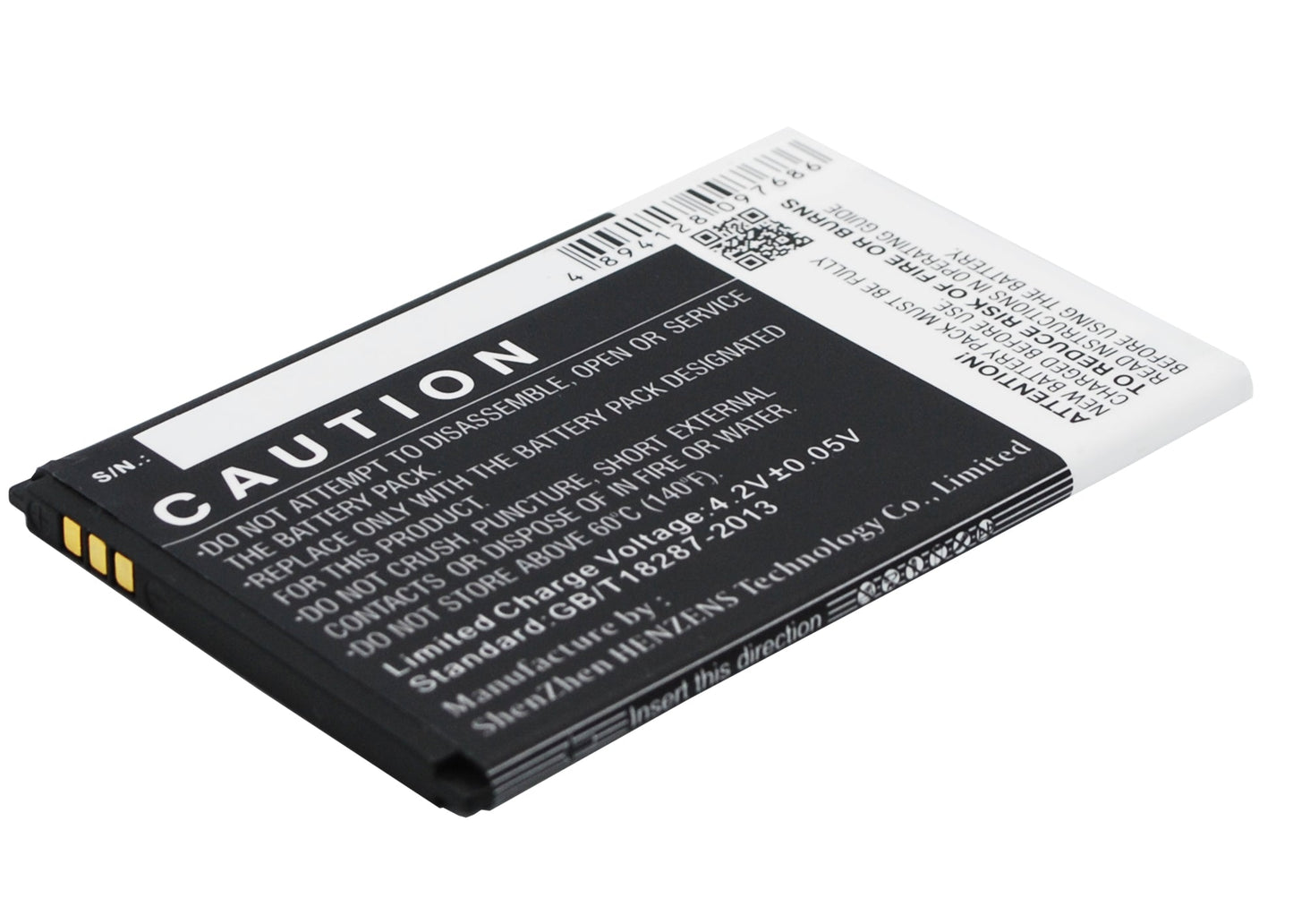 Replacement Battery for Prestigio  MultiPhone 3400 Duo – Mobile, SmartPhone – 1500mAh / 5.55Wh / 3.7V