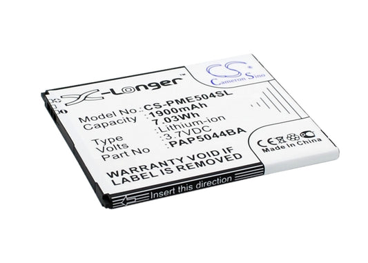 Replacement Battery for Prestigio  MultiPhone 5044 Duo – Mobile, SmartPhone – 1900mAh / 7.03Wh / 3.7V