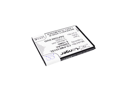 Replacement Battery for Prestigio  MultiPhone 5500 Duo – Mobile, SmartPhone – 2200mAh / 8.14Wh / 3.7V