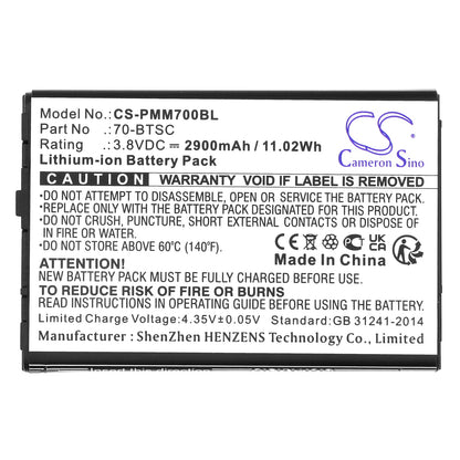 Replacement Battery for Point Mobile  PM70 – Barcode Scanner – 2900mAh / 11.02Wh / 3.8V