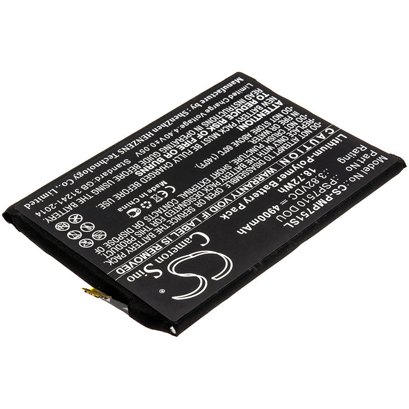 Replacement Battery for Prestigio  Muze C7 Duo – Mobile, SmartPhone – 4900mAh / 18.72Wh / 3.82V